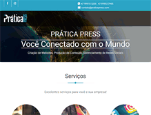 Tablet Screenshot of praticapress.com